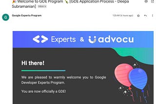 Becoming a GDE — Journey to new beginnings !