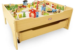 little-tikes-real-wooden-train-table-set-for-kids-deluxe-over-80piece-hand-painted-wooden-set-with-t-1