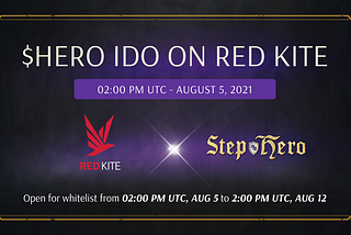 $HERO IDO Pool on Red Kite — Whitelist Registration Starts Now!