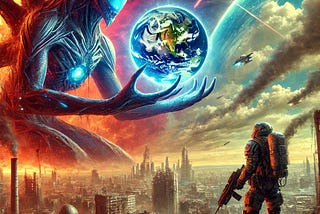 The Battle for Earth: Humans vs Aliens(AD 2100)