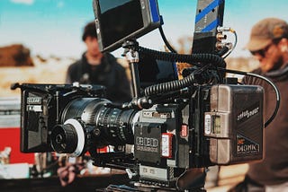 Image of a camera used in the film-making process