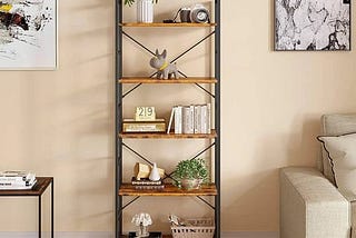 odk-5-tier-ladder-bookshelf-industrial-open-bookcase-storage-organizer-modern-tall-book-shelf-for-be-1