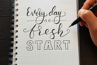 The art of writing one true sentence every day