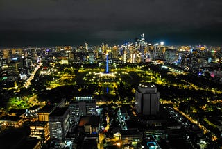 monas in the night mode