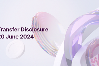 Transfer Disclosure (47,459.60 WEMIX Coin) — 20 June 2024