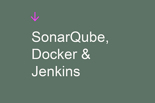 Setting up a local SonarQube environment