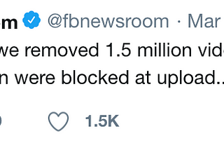 Facebook Deletes 1.5 Million Videos of the New Zealand Terrorist Mass Shooting