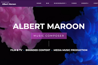 Stunning Band & Music Producer Website Templates