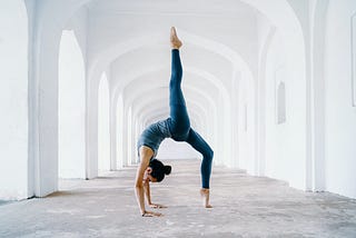 yoga helped me find balance and strength