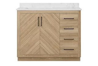 glacier-bay-huckleberry-42-in-w-x-19-in-d-x-34-in-h-single-sink-bath-vanity-in-weathered-tan-with-wh-1