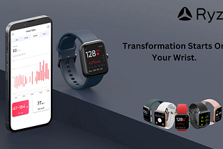 Keeping track of your fitness activities is easy with Ryze Above smartwatches.