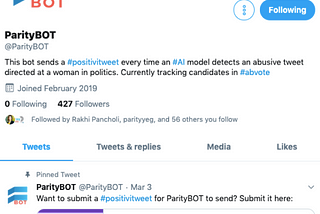 All about ParityBOT