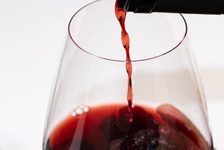me & red wine