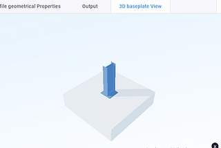 Create a steel base plate design web app using Python and Viktor