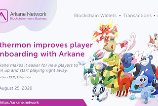 Ethermon improves player onboarding with Arkane