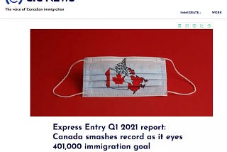 2021年加拿大移民报告：联邦EE季度抽签量创历史新高？