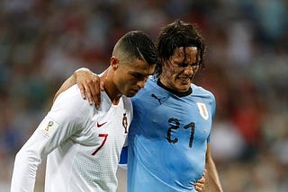 “Ronaldo and Cavani”