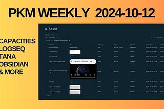 PKM Weekly — 2024–10–12