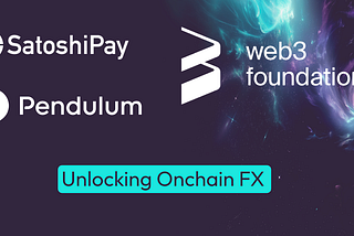 Space mood image for joint announcement of SatoshiPay and Web3 Foundation