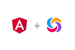 Angular logo plus sololearn logo