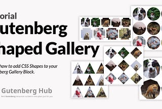 How to add CSS shapes to Gutenberg WordPress Gallery Block?