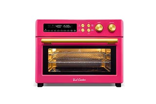 val-cucina-limited-edition-happy-pink-infrared-heating-air-fryer-toaster-oven-extra-large-countertop-1
