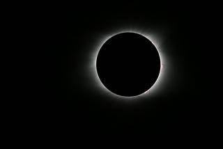 solar eclipse in totality