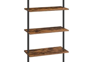 hoobro-diy-ladder-shelf-bookcase-5-tier-wall-mounted-ladder-bookshelf-office-vertical-bookcase-woode-1