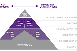 Creating a dual-track design leadership structure for large teams