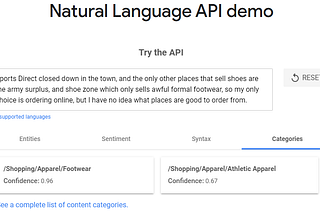 How to categorise text in a Pandas dataframe using Google’s Natural Language API