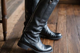 Knee-High-Black-Leather-Boots-1