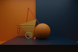 dynamic image with geometrical objects