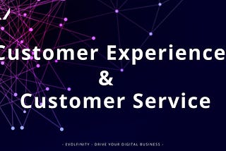 evolfinity — customer experience vs customer service