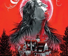 [image description: The cover of Graveneye, which features a large mansion surrounded by trees and a gangly woman walking toward the house. Looming above the mansion is a feral-looking woman with blood splattered around her mouth and throat.] Disclaimer: I received a free copy of Graveneye in exchange for an honest review and I honestly enjoyed it! Post contains an affiliate link.