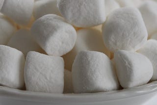 A Marshmallow is White