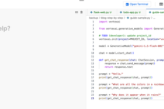Deploying a GenAI app with Python