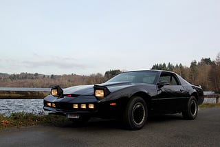 The talking car from the 80's hit TV series Knight Rider