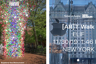 Image1: Stonewall Forever, Website Image 2: AR(t) Walk