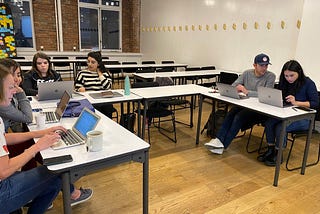 Photo of General Assembly UXD classroom in the San Francisco office