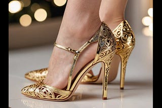 Gold-Women-Shoes-1