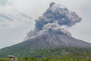 Master your emotions: say goodbye to anger (volcano erupting)