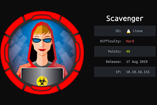 HackTheBox — Scavenger