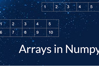 Array Creation using numpy package in Python