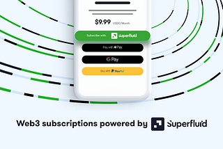 Announcing Superfluid Subscriptions