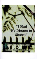 I Had No Means to Shout | Cover Image