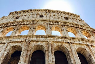 The colloseum in Rome