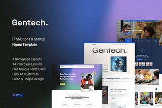 Gentech — IT Solutions & Startup Figma Template
