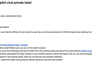 EXPERIMENTING WITH GITHUB COPILOT CHAT FOR DEVELOPMENT