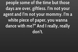 Dance with the page