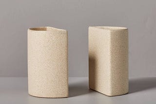 2pc-sandy-textured-ceramic-pencil-cup-bookend-set-natural-hearth-hand-with-magnolia-1